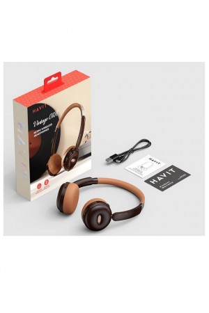 Havit H616BT Vintage Wireless Bluetooth Headphone